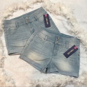 New Denim Shorts Set